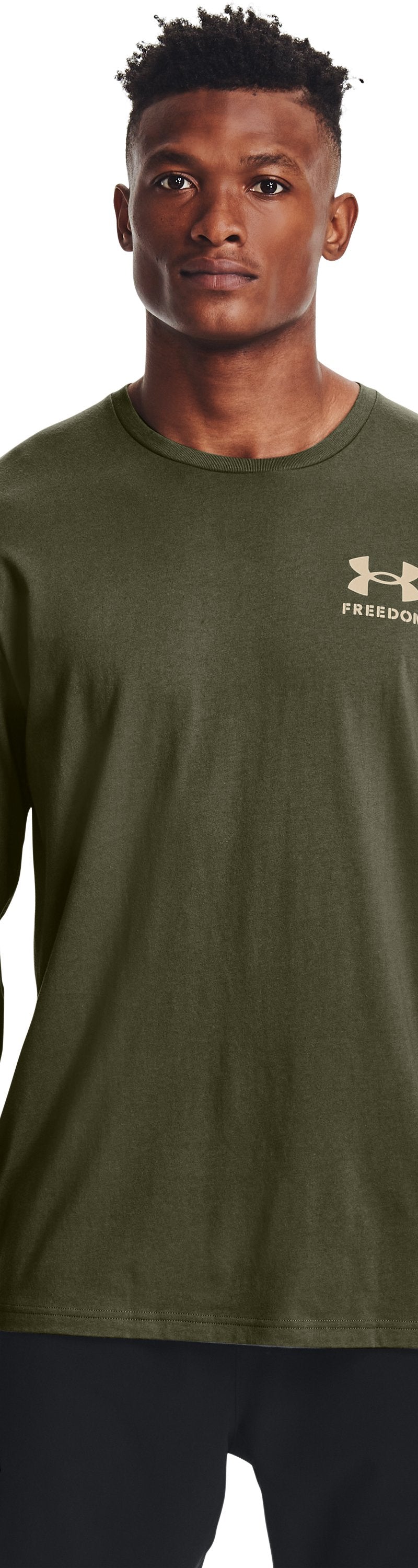 Under Armour Men's Freedom Flag Long Sleeve - GREEN 390