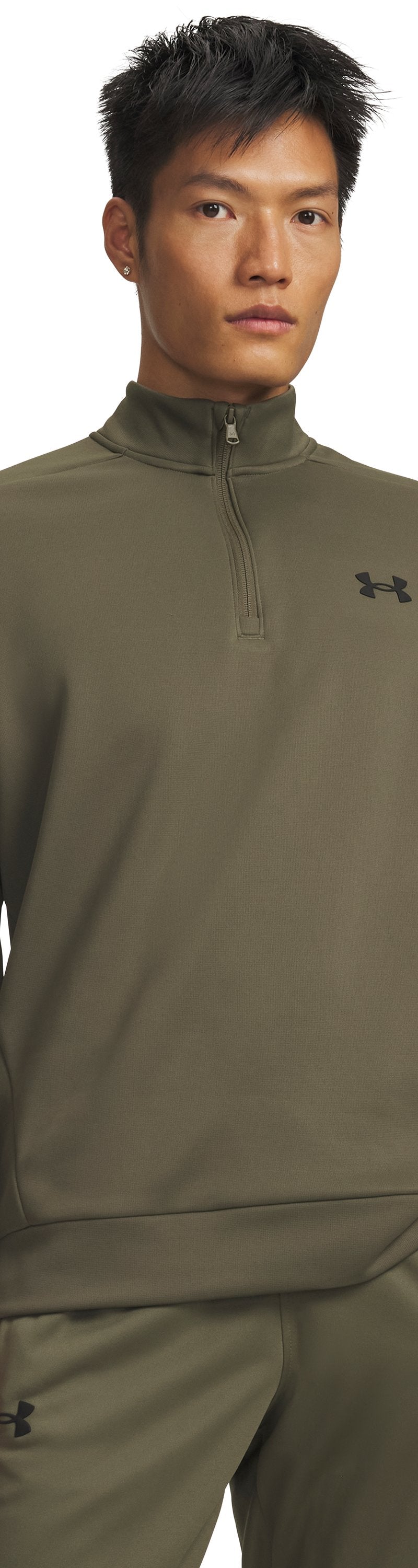 Under Armour Men's Fleece ¼ Zip - GREEN 390