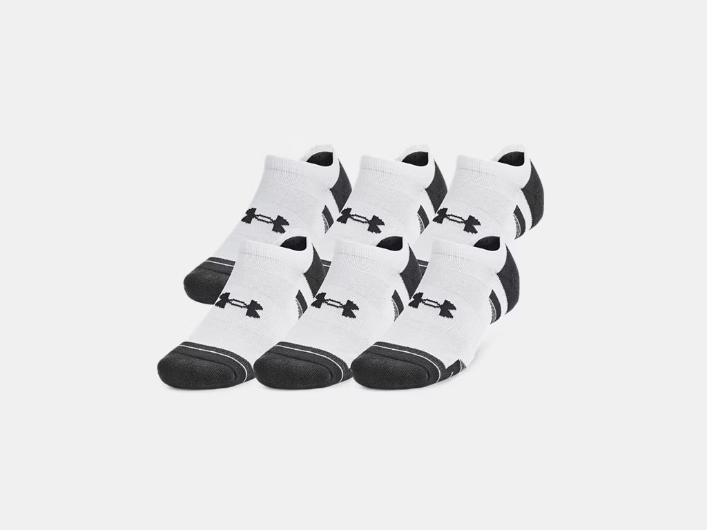Under Armour Unisex Performance Tech 6-Pack No Show Socks