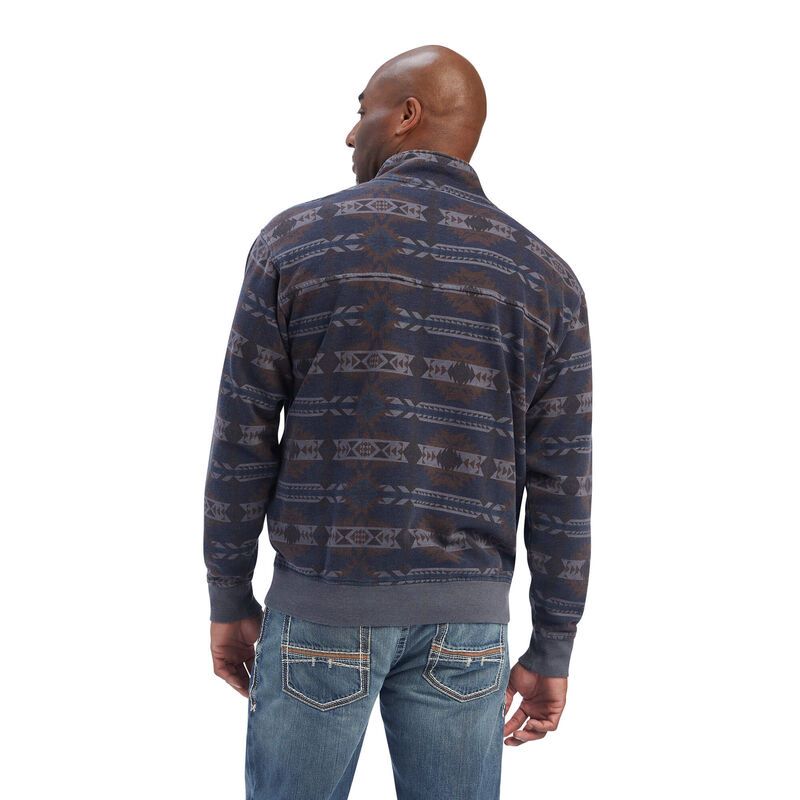 Ariat Men's Printed Overdyed Washed Sweater