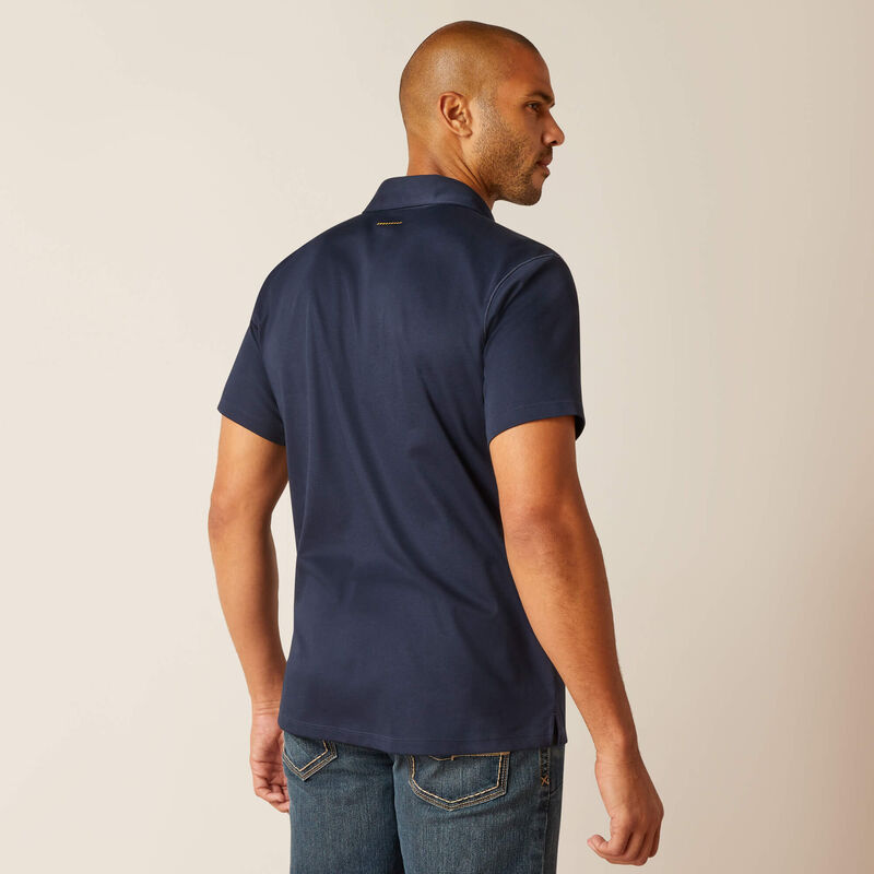 Ariat Men's Rebar Foreman Short Sleeve Polo