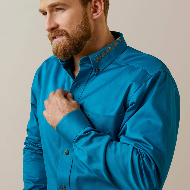 Ariat Men's Team Logo Twill Fitted Shirt