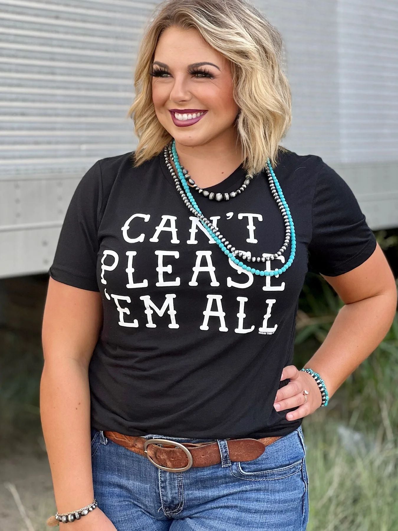 Texas True Threads Women's Can't Please 'Em All Tee