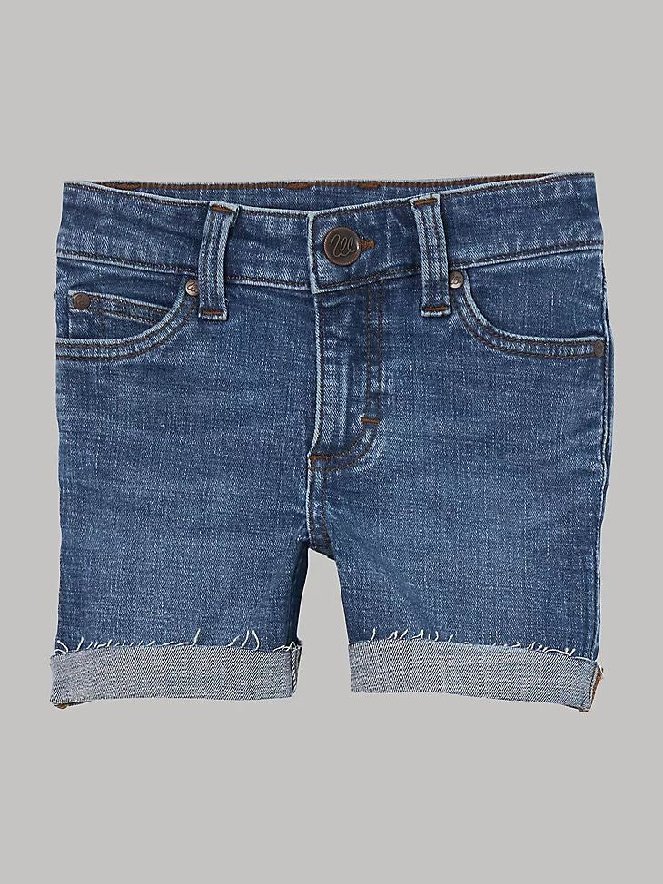 Wrangler Girl's Cuffed Raw Denim Shorts