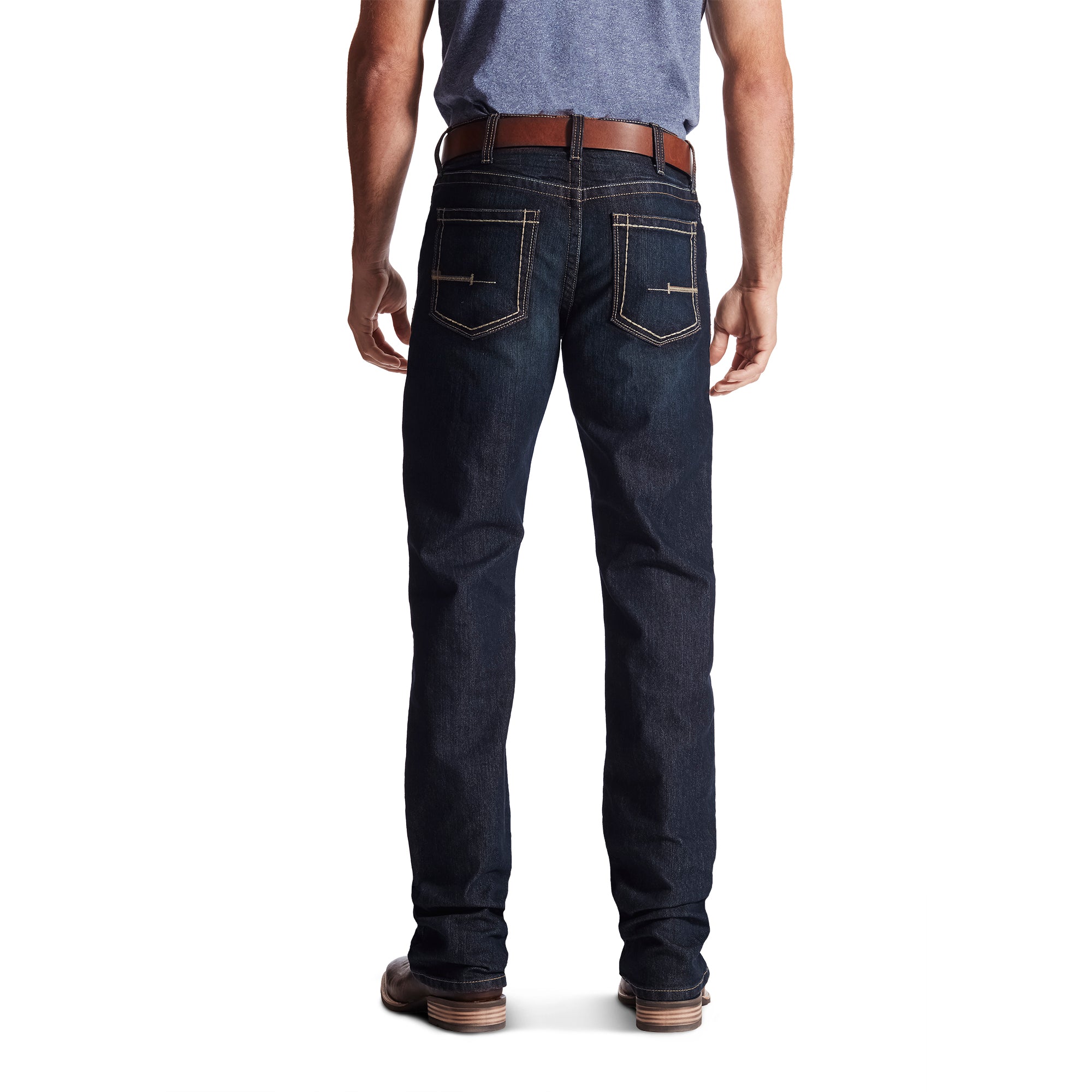 Ariat Men's Rebar M4 Low Rise DuraStretch Fashion Boot Cut Jean