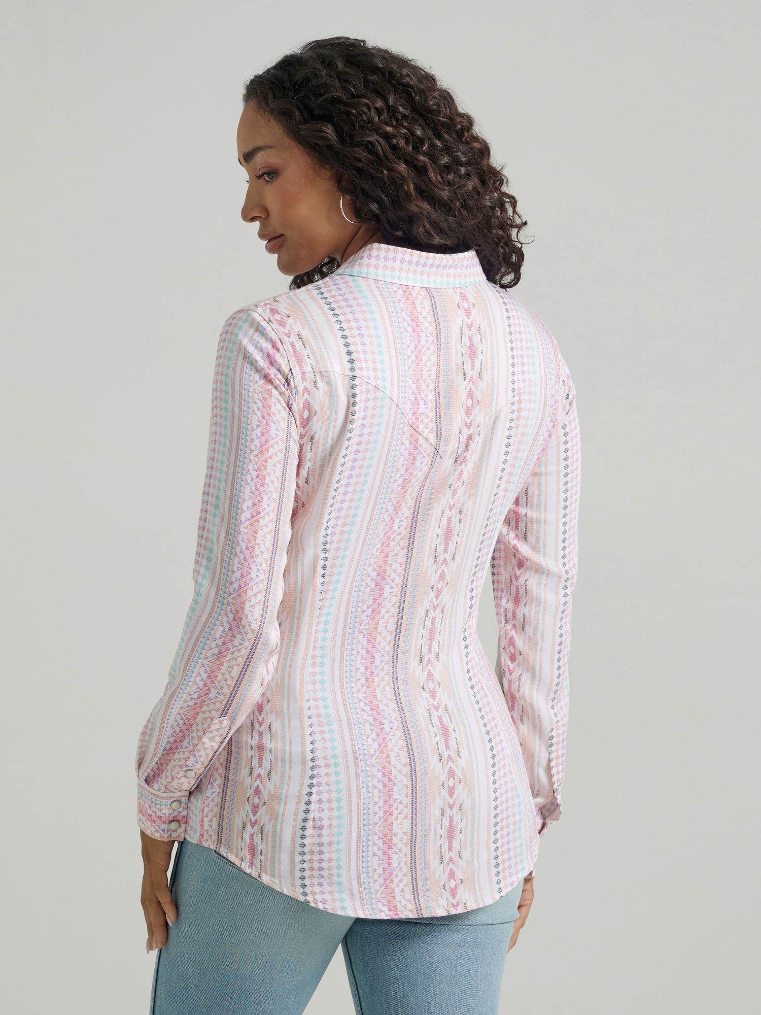 Wrangler Women's Retro Aztec Snap Shirt