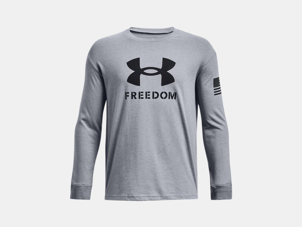Under Armour Boys' UA Freedom Logo Long Sleeve