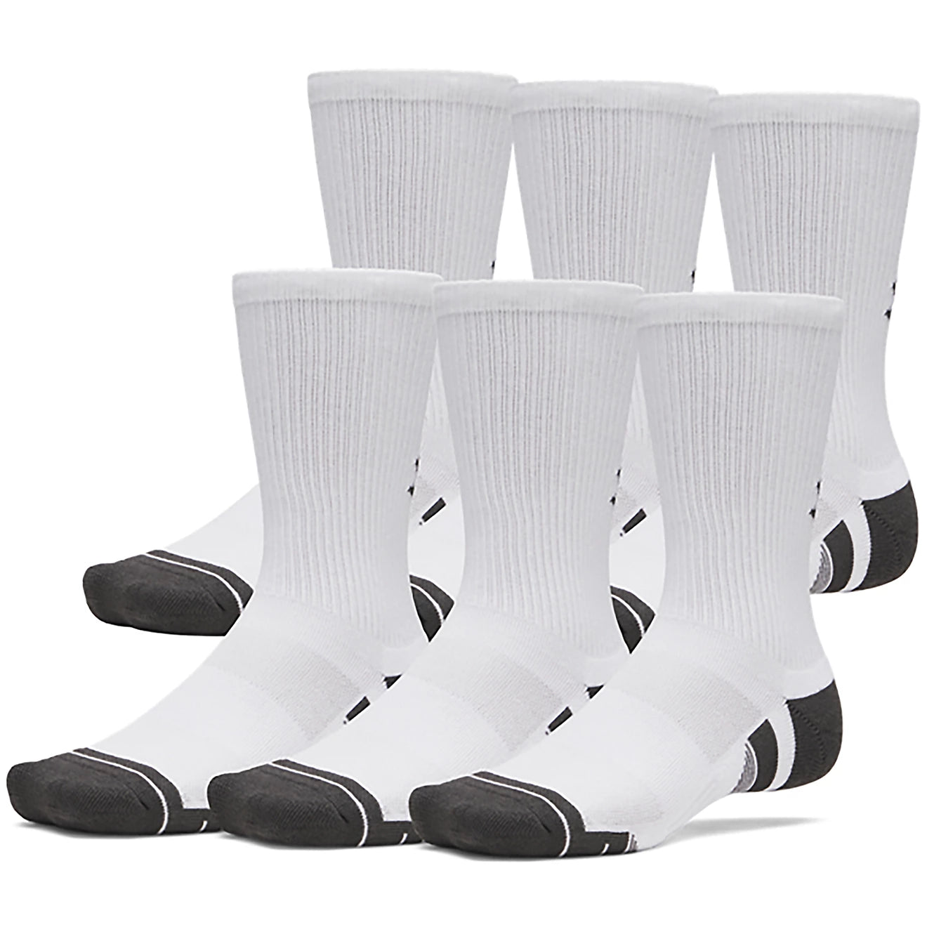 Under Armour Unisex Performance Tech 6-Pack Crew Socks