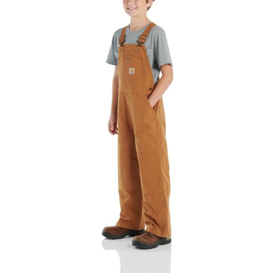 Carhartt Boys Washed Duck Lined Bib Overall