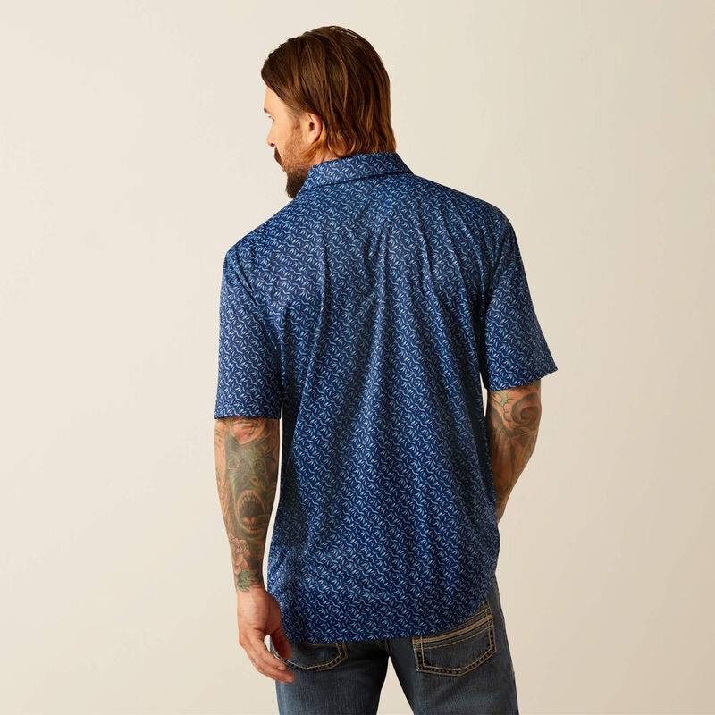 Ariat Men's All Over Print Polo