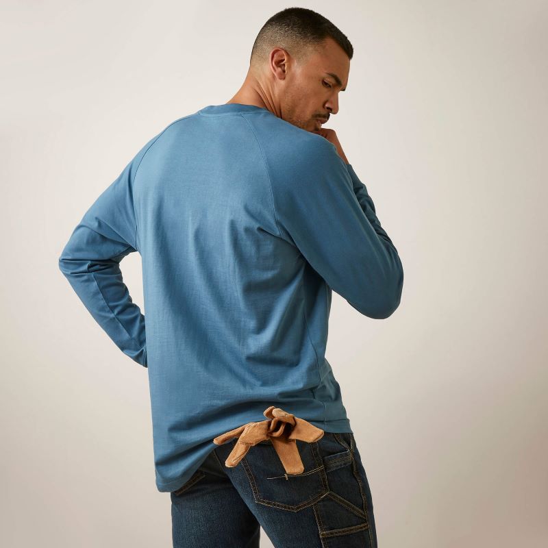 Ariat Men's Rebar Cotton Strong Graphic Long Sleeve T-Shirt