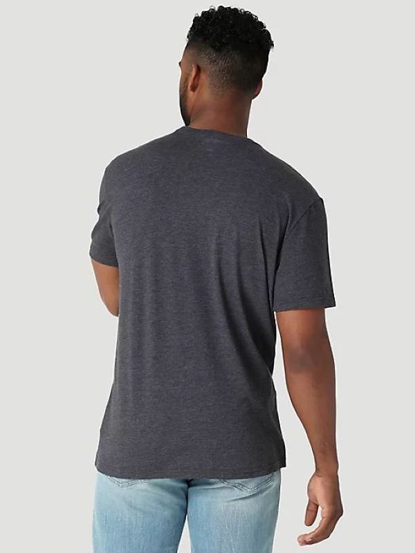 Wrangler Men's Mexico Horse Rider Graphic T-Shirt Navy Heather