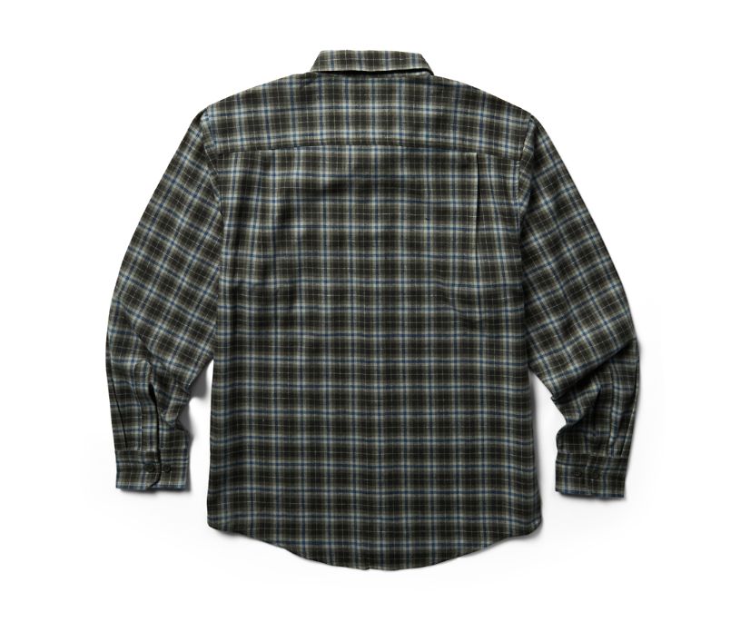 Wolverine Men's Glacier Midweight Long Sleeve Flannel Shirt