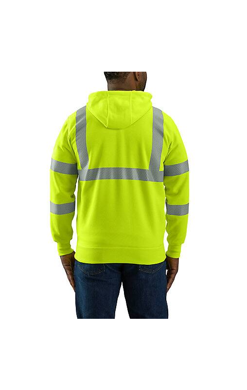 Carhartt Men's High-Visibility Rain Defender Class 3 Sweatshirt BIG & TALL
