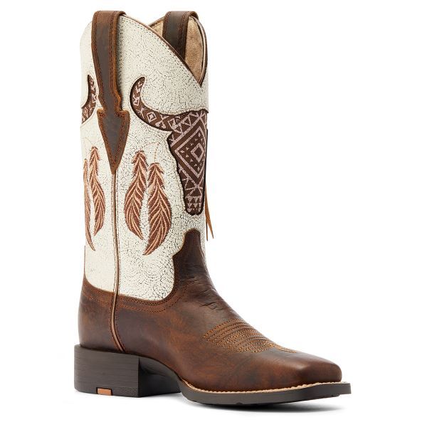 Ariat Women's Round Up Southwest Stretchfit Western Boot