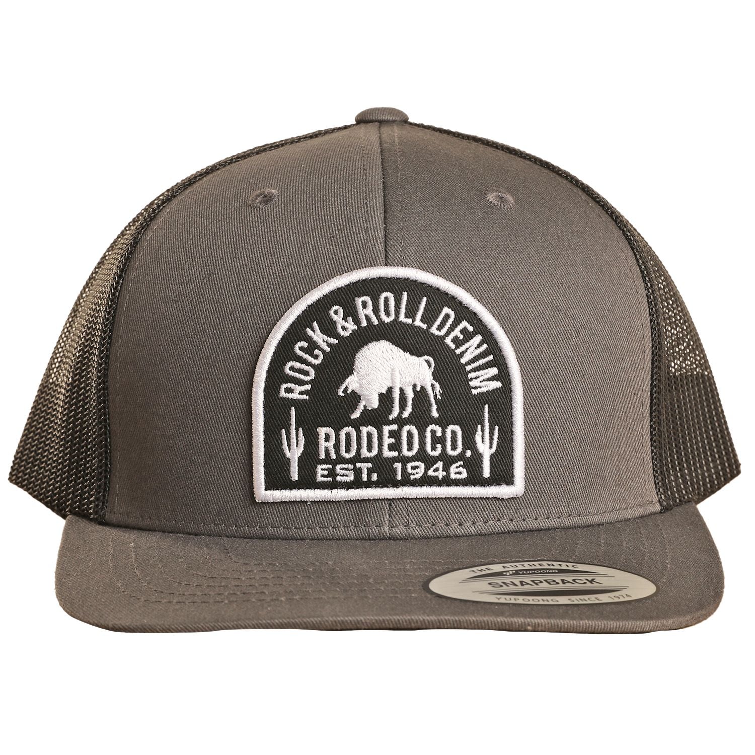 Rock And Roll Men's Flat Trucker Cap