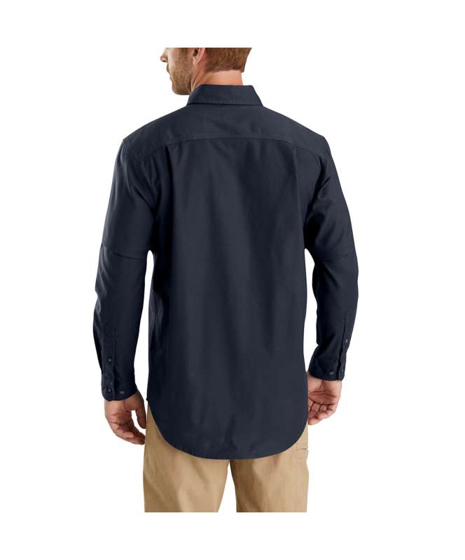 Carhartt Men's Rugged Flex Relaxed Fit Canvas Long-Sleeve Shirt BIG & TALL