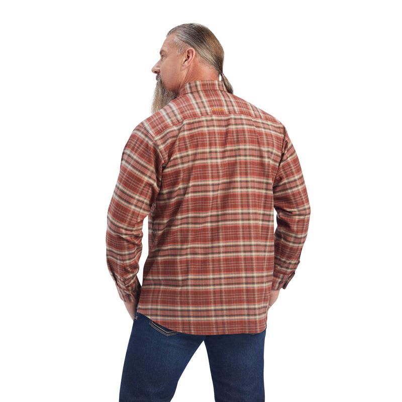 Ariat Men's Rebar Flannel DuraStretch Work Shirt