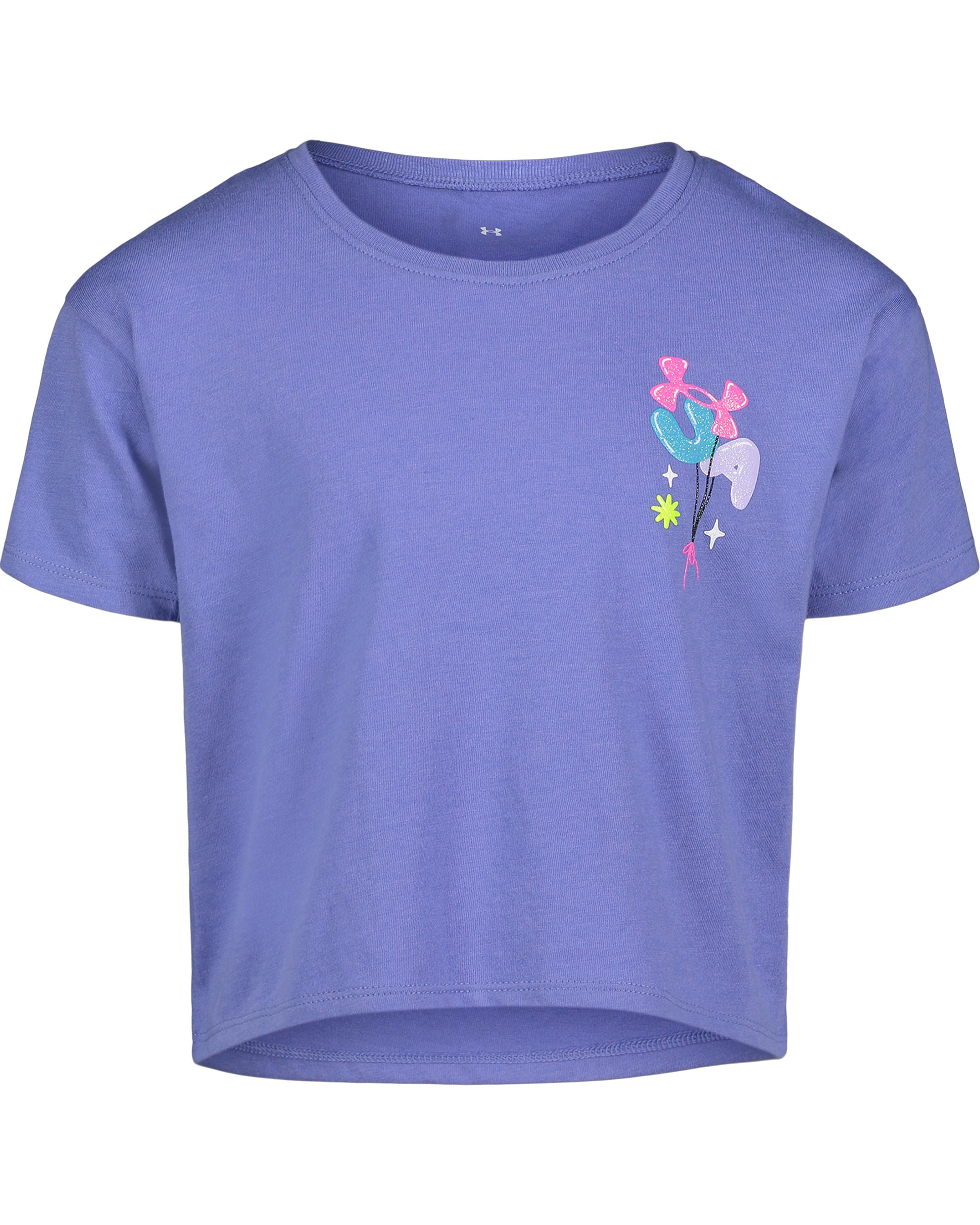 Under Armour Girls Bubble Wordmark Short Sleeve