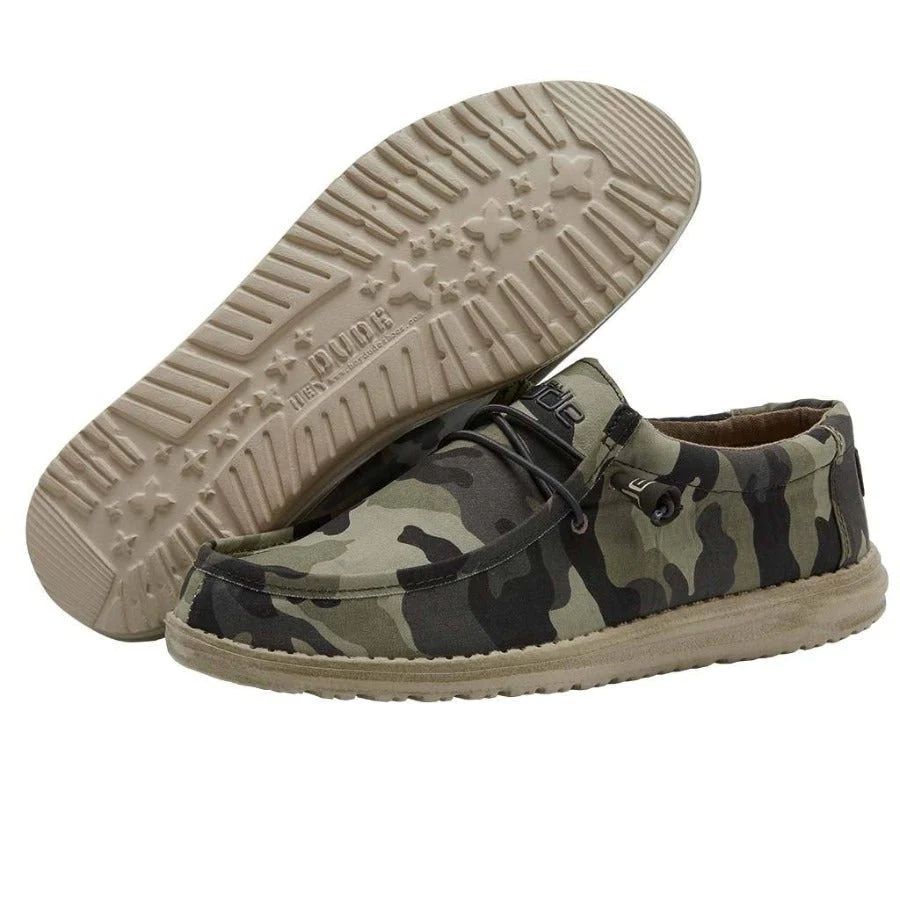 Hey Dude Men's Wally Camo