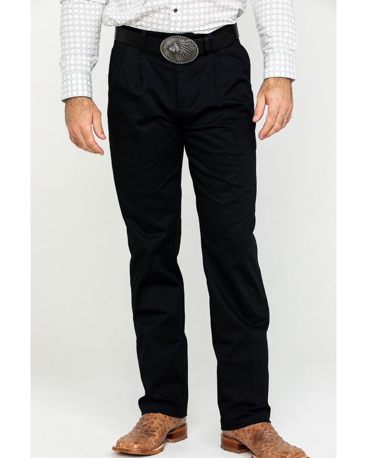 Wrangler Men's Casual Riata Pleated Pants