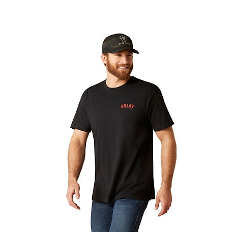 Ariat Men's Western Vertical Flag Short Sleeve Graphic T-Shirt