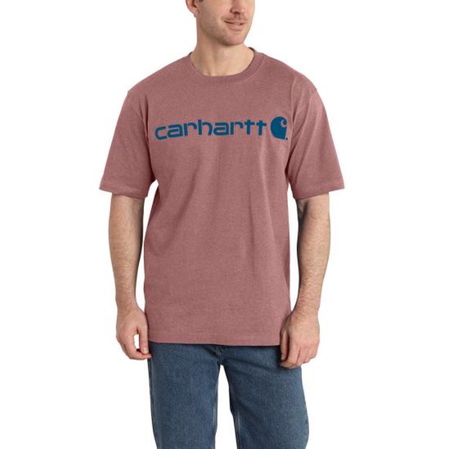 Carhartt Men's Signature Logo Short-Sleeve T-Shirt