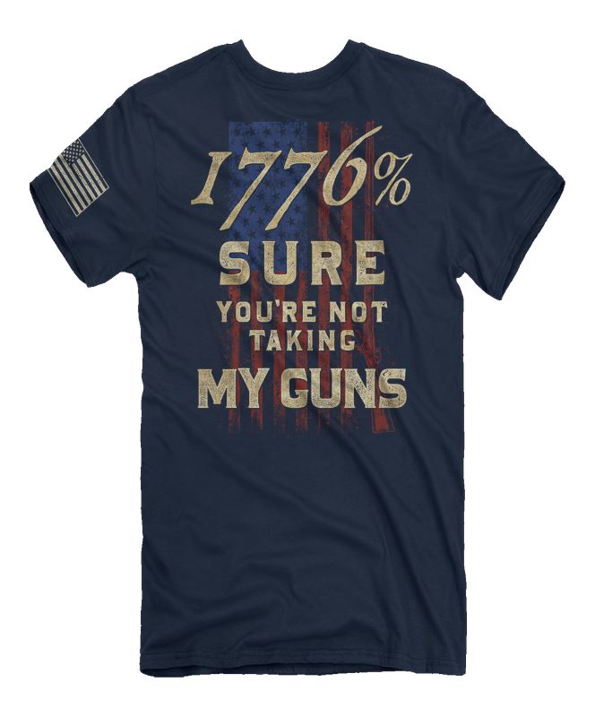 Buck Wear Men's 1776 My Guns T-Shirt BIG & TALL PLUS