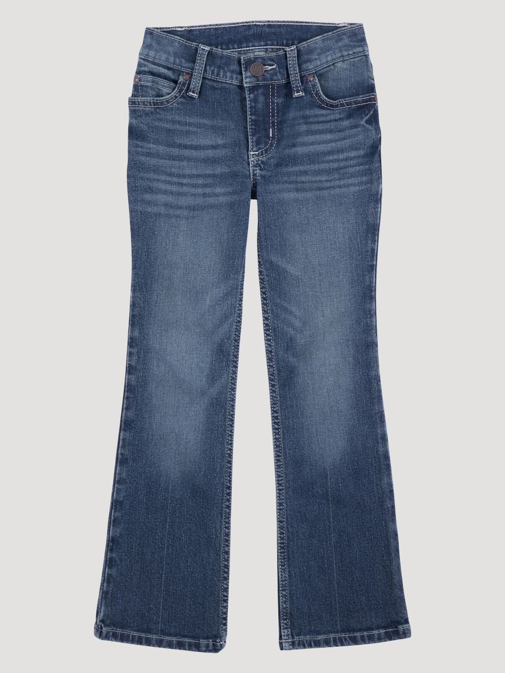 Wrangler Girl's Pink Stitch Bootcut Jean