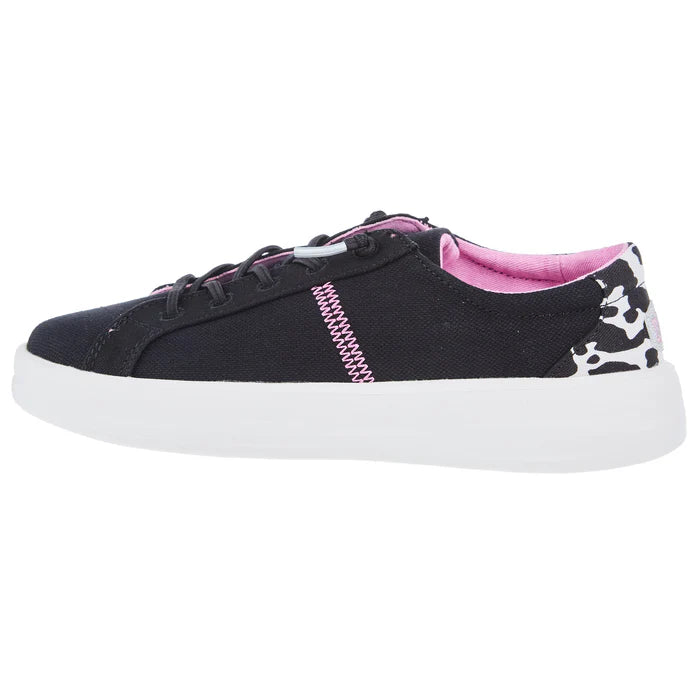 Hey Dude Youth Karina Sparkle Black Cow