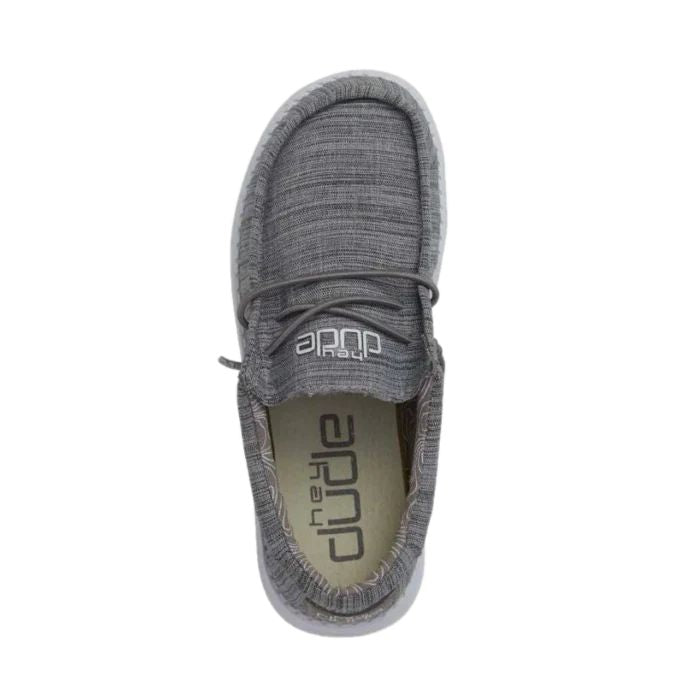 Hey Dude Youth Wally Blend Linen Stone