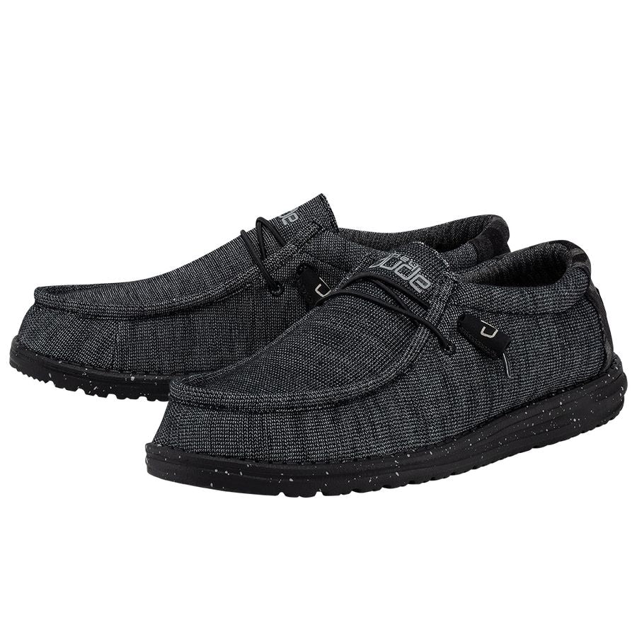 Hey Dude Men's Shoe Wally Stretch Midnight Bunker