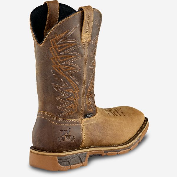 Irish Setter Men's Marshall 11-Inch Safety Toe Pull-On Work Boot