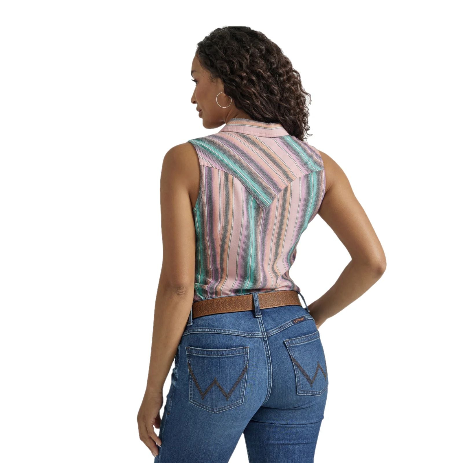 Wrangler Women's Retro Punchy Striped Tank Top