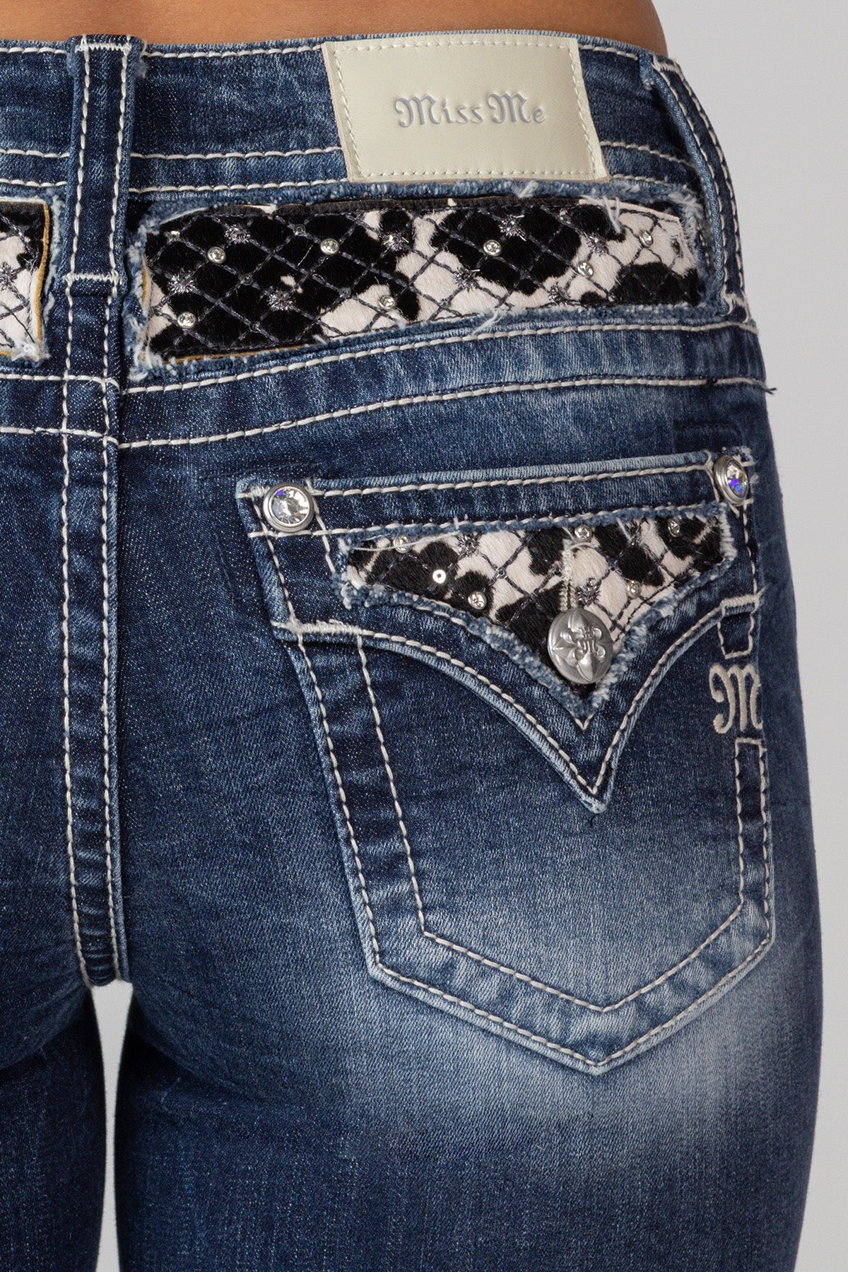 Miss Me Women's Detail Bootcut Jeans