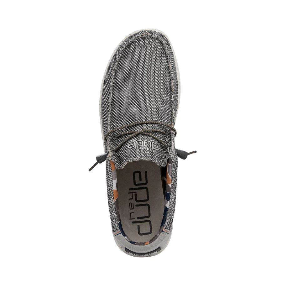Hey Dude Men's Shoe Wally Sox Asphalt