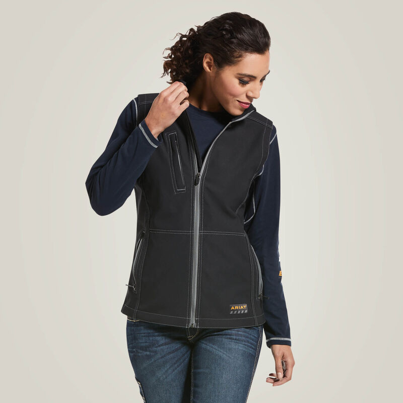 Ariat Women's Rebar Stretch Canvas Softshell Vest