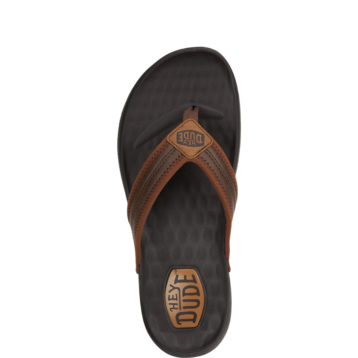 Hey Dude Men's Myers Flip Classic Brown