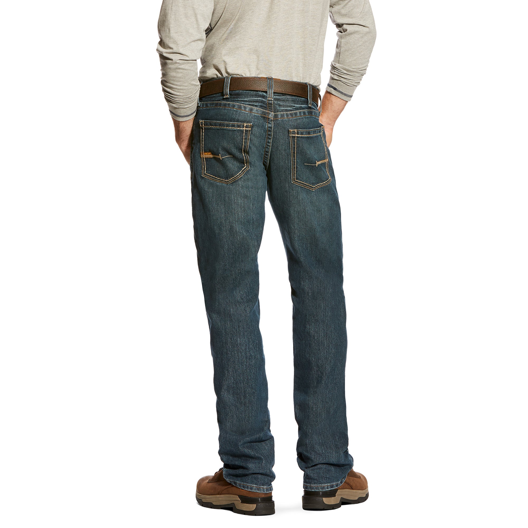 Ariat Men's Rebar M5 Slim DuraStretch Edge Stackable Straight Leg Jean