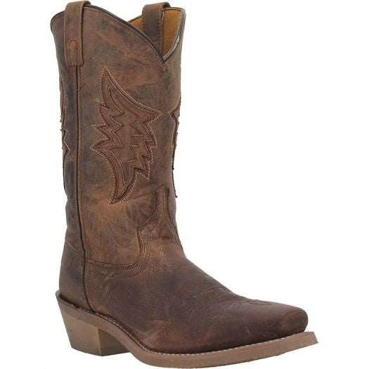 Laredo Men's Nico Brown Square Toe Western Cowboy Boot