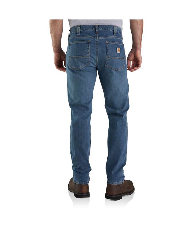 Carhartt Men's Rugged Flex Low-Rise Relaxed Fit 5-Pocket Tapered Jeans