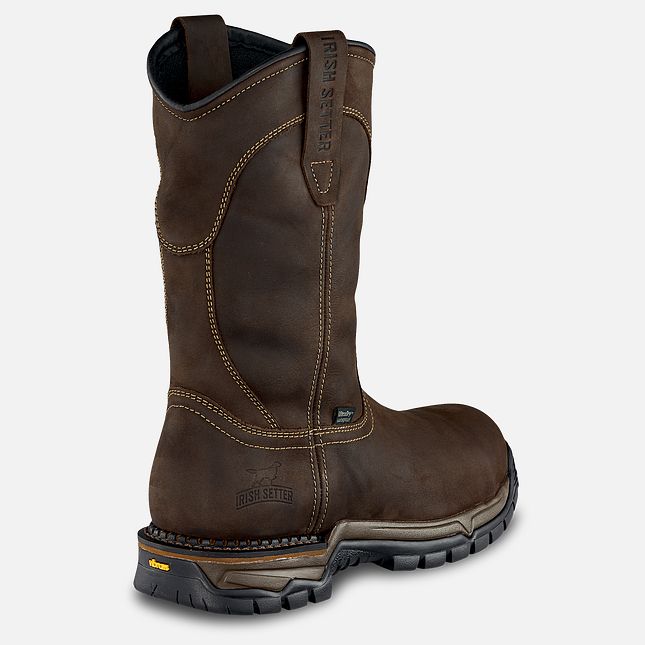 Irish Setter Men's 11-Inch Waterproof Safety Toe Pull-on Boot