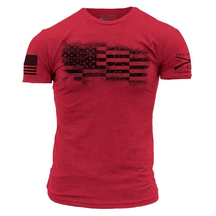 Grunt Men's Bar Flag T-Shirt