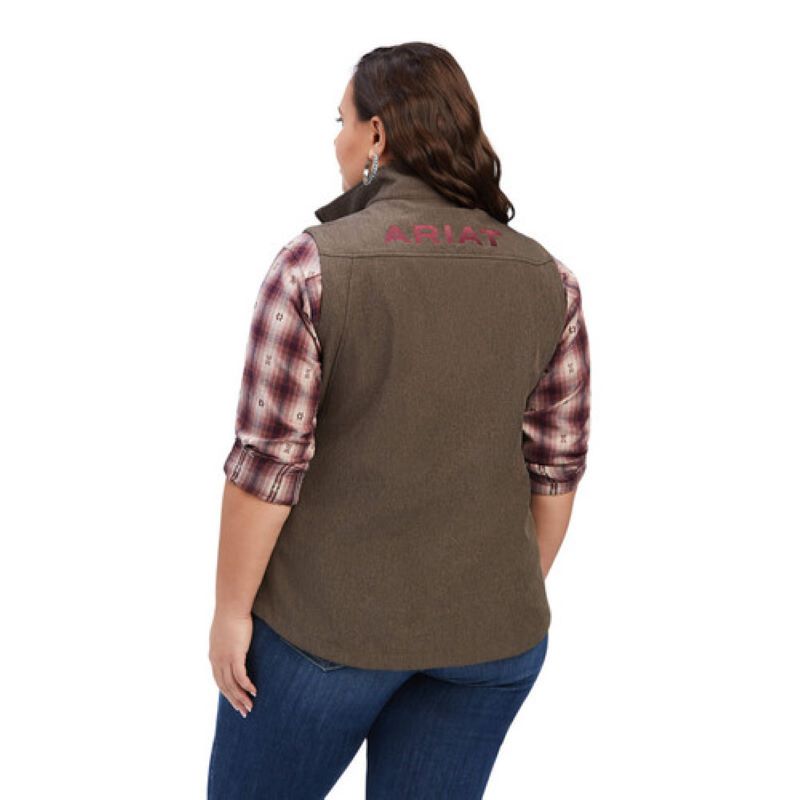 Ariat Women's New Team Softshell Vest Banyan Bark