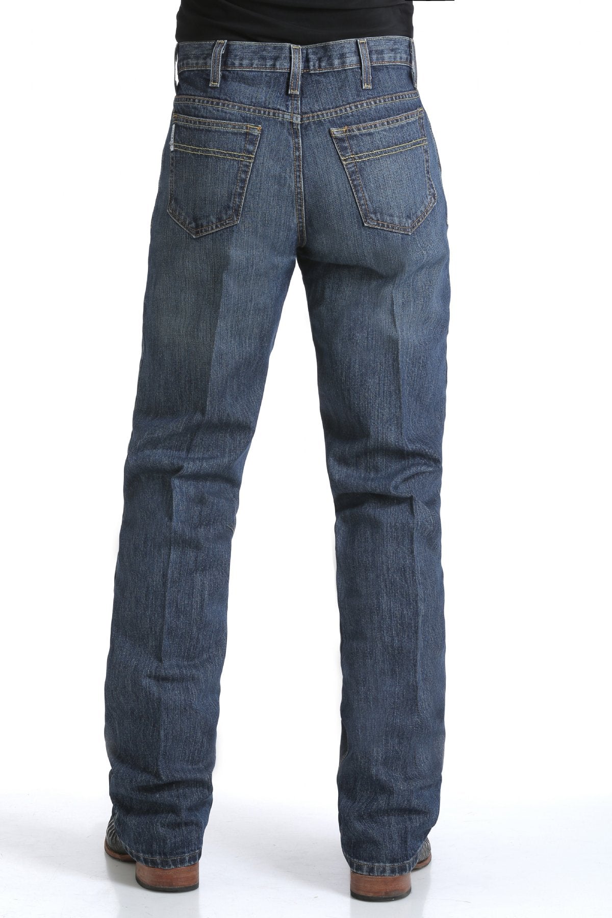 Cinch Men's Relaxed Fit White Label Mid Rise, Relaxed, Straight Leg Jean