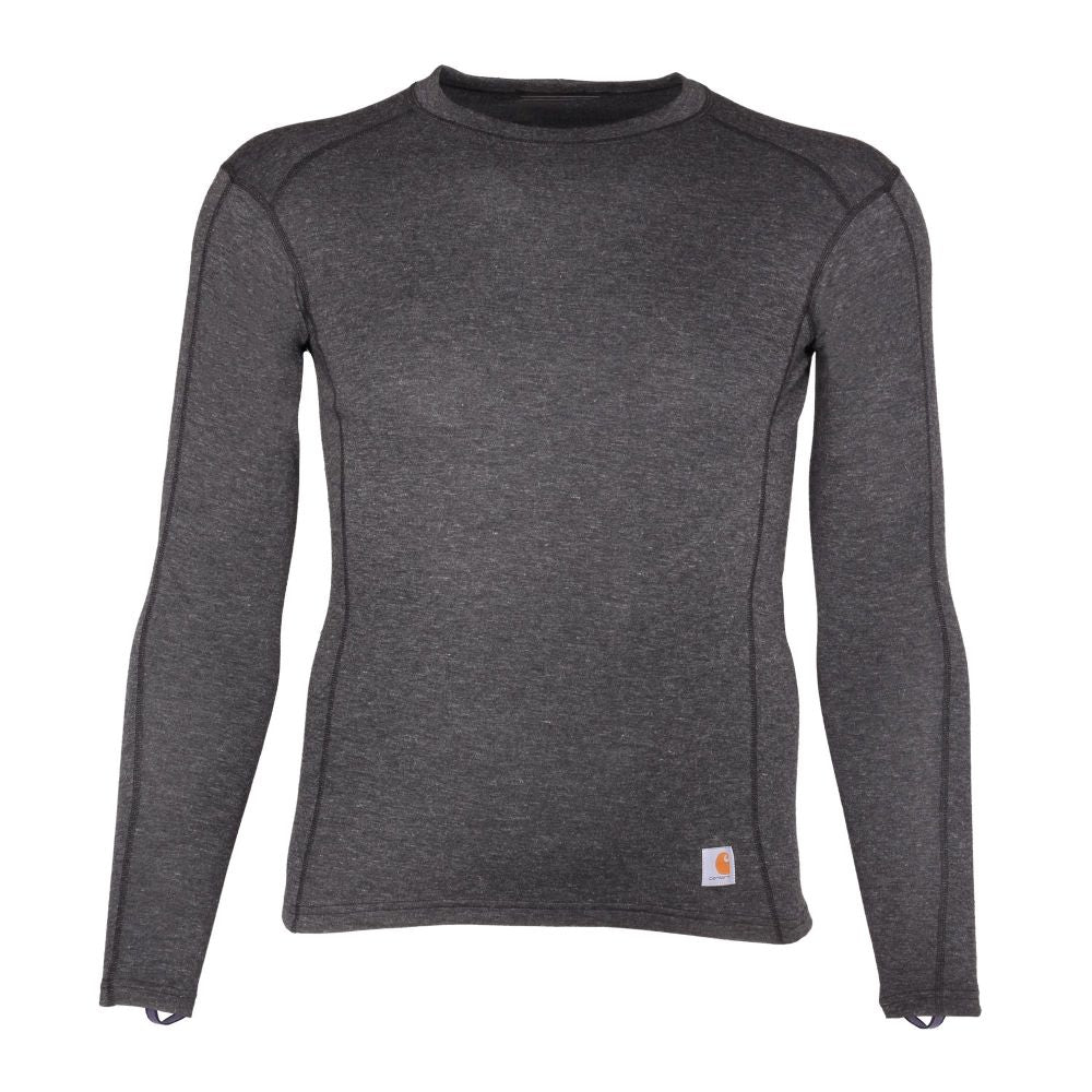 Carhartt Men's Force Midweight Synthetic-Wool Blend Base Layer Crewneck Top TALL