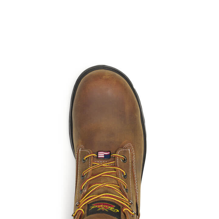 Thorogood Men's Genesis Series 6" Chestnut Nano Safety Toe Waterproof Work Boot