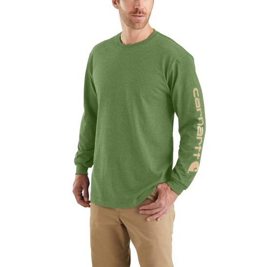 Carhartt Men's Workwear Long-Sleeve Graphic Logo T-Shirt