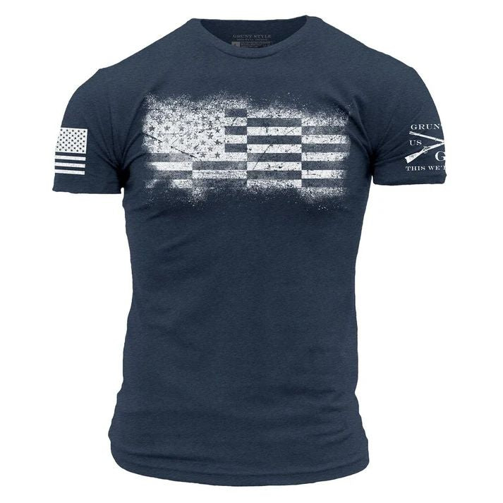 Grunt Men's Bar Flag T-Shirt