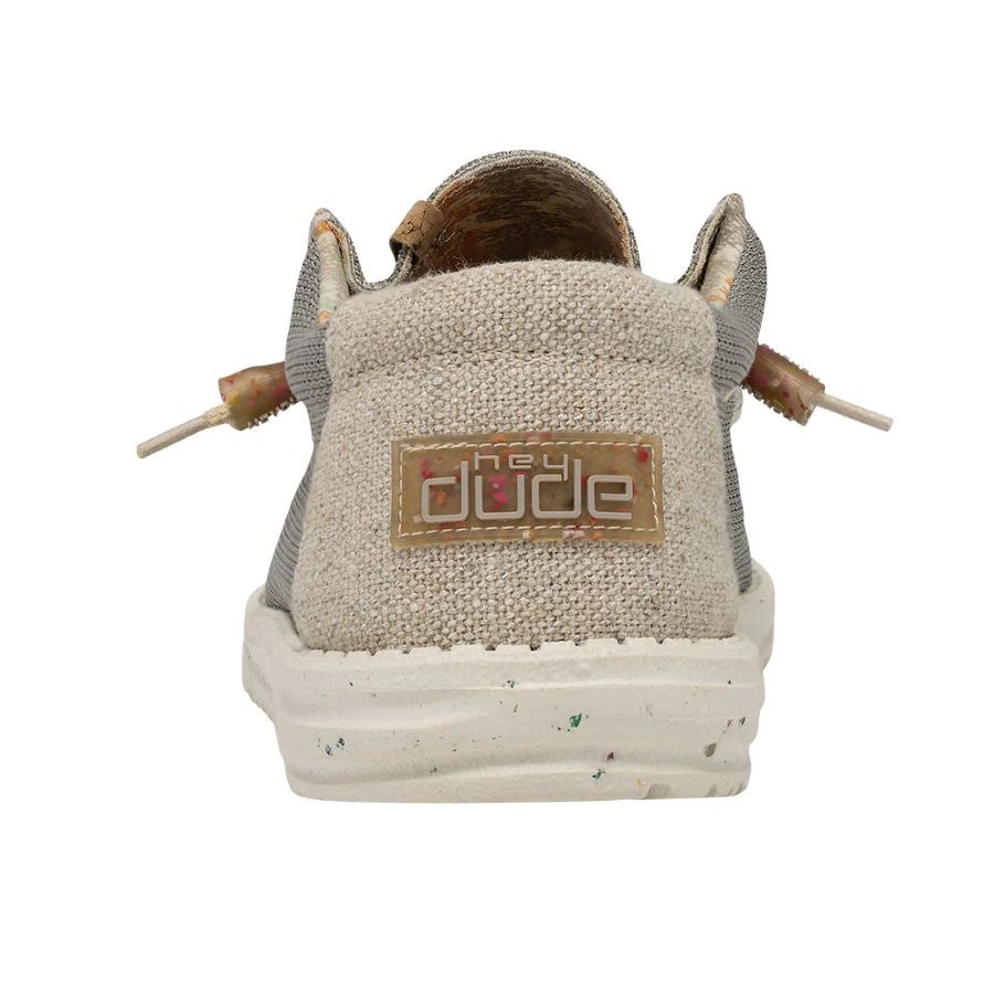 Hey Dude Men's Wally Eco Sox Cobblestone